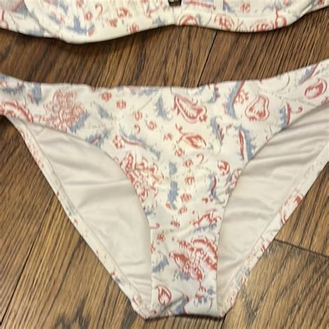 Zimmermann Quilted Paisley Bikini Size Small Au Depop