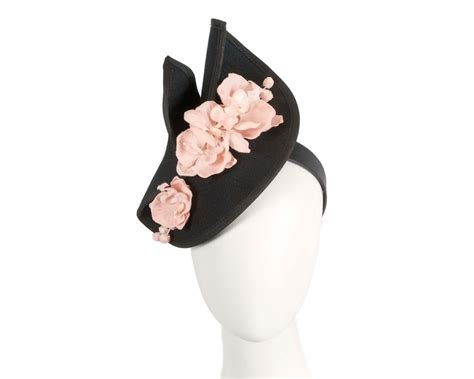 Bespoke Black Nude Felt Winter Fascinator By Fillies Collection In Australia Fascinators