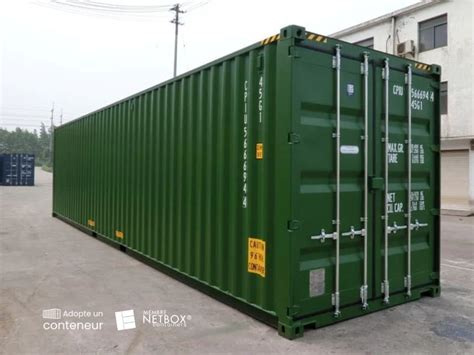 Container Maritime Pieds High Cube Premier Voyage