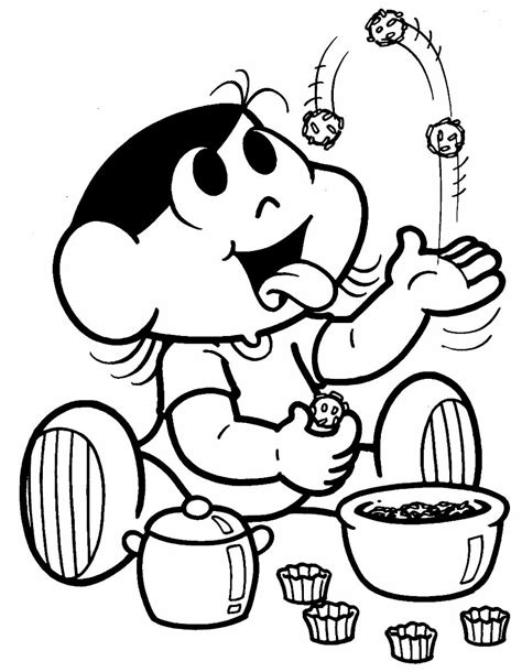 Desenhos da Magali para colorir - Bora Colorir
