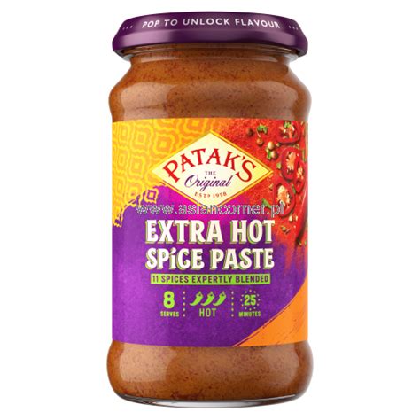 Patak Extra Hot Curry Paste G Asian Corner