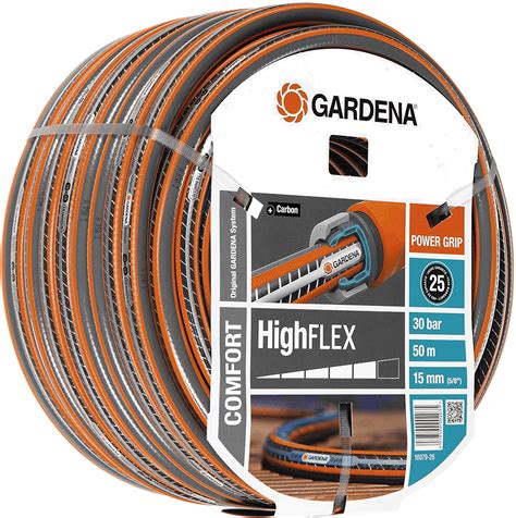 Gardena Highflex Comfort für 24€ - 50m Gartenschlauch mit 15mm Durchmesser
