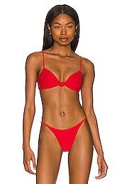 Vix Swimwear Nic String Cheeky Bikini Bottom In Black Revolve