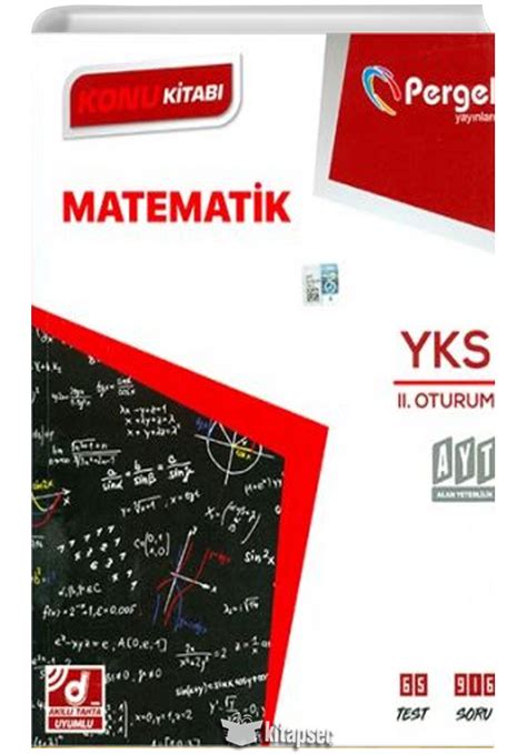 AYT Matematik Konu Kitabı Pergel Yayınları 9786053094395