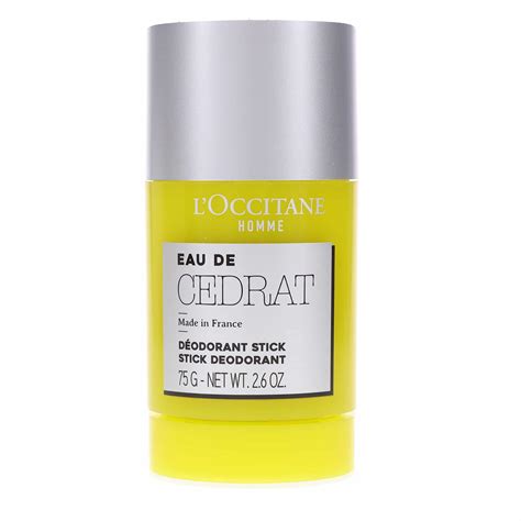 L'Occitane Men's Cedrat Stick Deodorant 2.6 oz | LaLa Daisy