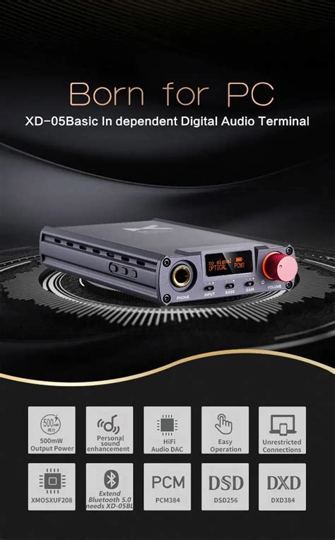 Xduoo XD-05 Basic Portable Headphone DAC/AMP – Living Audio