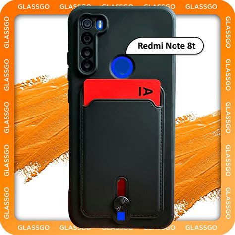 Чехол силиконовый черный на Xiaomi Redmi Note 8t / на Редми Нот 8T с ...