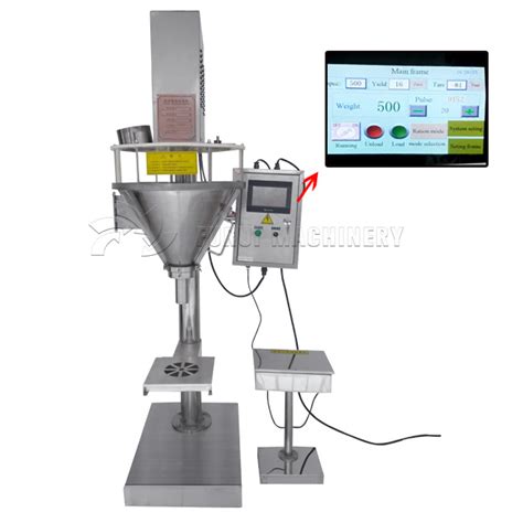 Stainless Steel Powder Filling Packing Machine Auger Measuring Flour