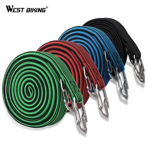 West Biking Bags Bicycle Luggage Tied Rope M M Carbon Steel Hook