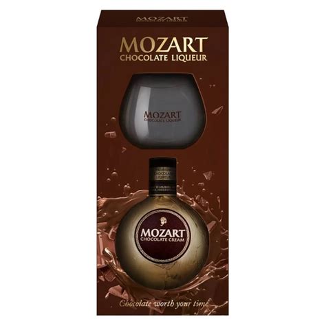 MOZART Chocolate Cream PDD likőr + pohár (0,5l - 17%) - likőr rendelés
