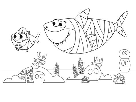 Baby Shark Coloring Games Coloringgamesnet