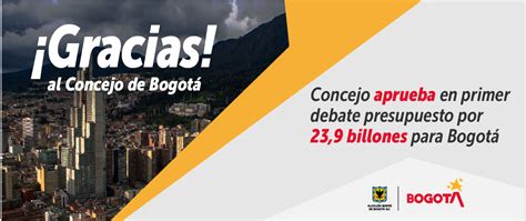 Concejo Aprueba En Primer Debate Proyecto De Presupuesto Para Bogotá Por 239 Billones