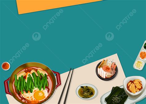 Chopsticks Geometric Korean Food Traditional Background Chopsticks