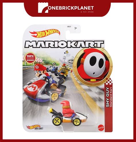 Hot Wheels Mario Kart Shy Guy Standard Kart Vehicle Lazada