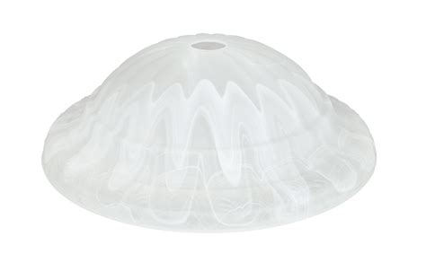 Aspen Creative 23091 01 Alabaster Transitional Style Replacement Torchiere Glass Shade 5 18