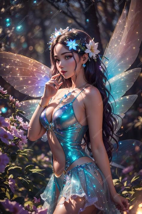 Premium Photo | Beautiful and sexy fairy in a enchanted forest Young