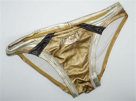 AXB AQUX GD SV BK WATERPOLO INSPIRED BIKINI SIZE L JP USD Postage Thomysspeedo