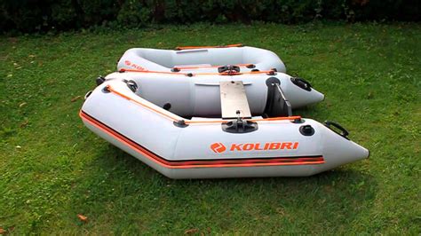 KOLIBRI KM-200 Стандарт - Надувная лодка для рыбалки с настилом GRAND ...