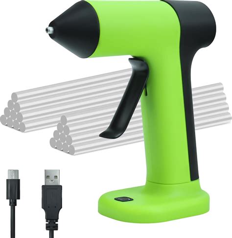 Amazon Iohbthe Cordless Hot Glue Gun Glue Gun With Glue Sticks Auto Power Off Ah