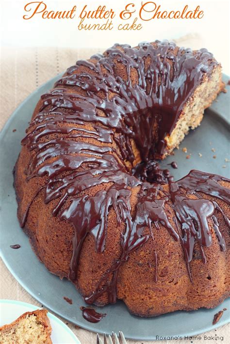 Peanut Butter Chocolate Bundt Cake Recipe