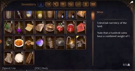 Inventory Official Outward Wiki