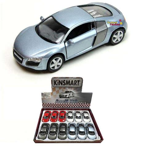 Çek Bırak Araba Kinsmart Audi R8 Oyuncak Arabalaranddie Cast Kinsmart