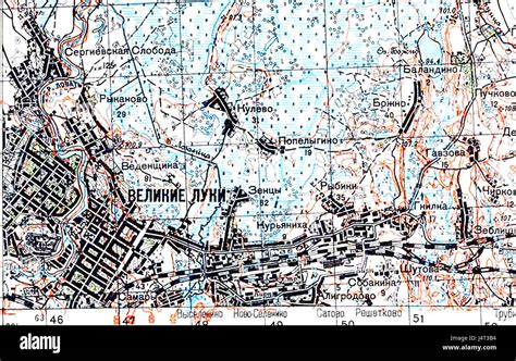 topograf refers topographic map survey velikiye luki city russia
