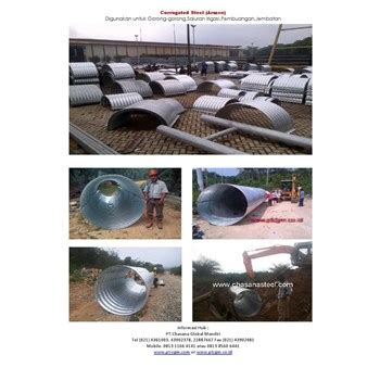 Jual Pipa Armco Corrugated Steel Gorong Gorong Baja Dki Jakarta Pt