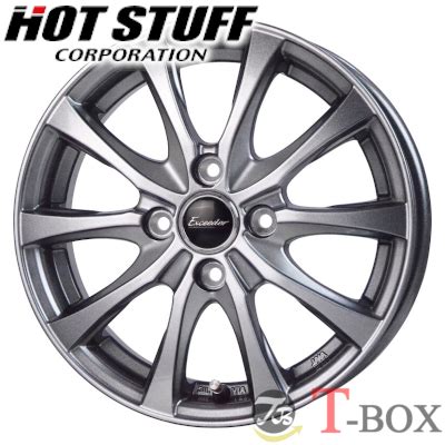 楽天市場在庫あり数量限定4本単位での注文のみ受付単品1本価格 15インチ 4 5J 45 4 100 HOT STUFF ホットスタッフ Exceeder E07 エクシーダー