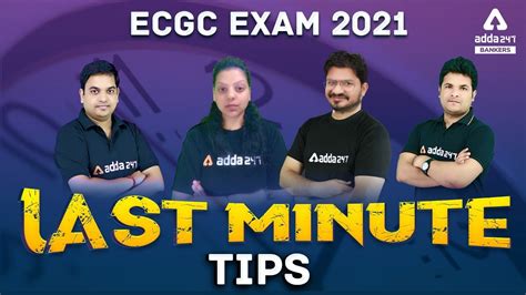 ECGC PO 2021 Last Minute Tips YouTube