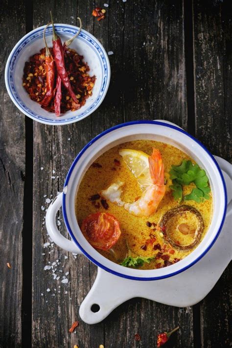 Tajska Zupa Tom Yum Z Krewetkami Ricetta