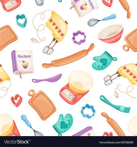 Baking Vector Background