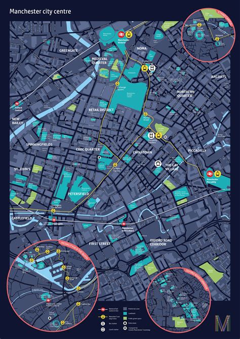 Manchester map – Artofit