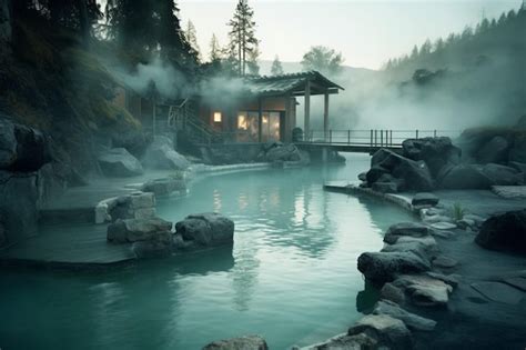 Premium AI Image Hot Springs And Spas