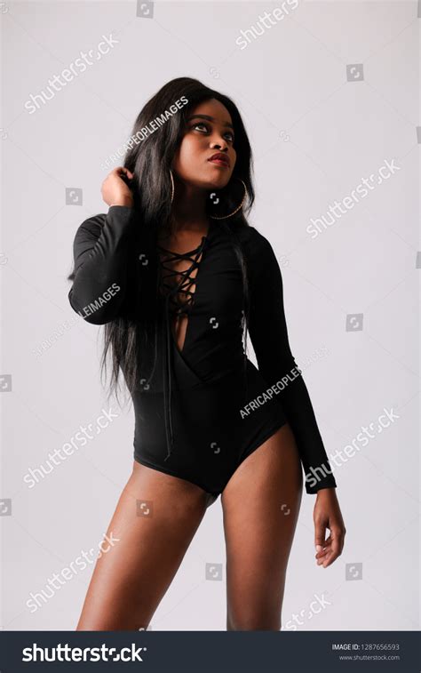 Sexy African Girl Lingerie Stock Photo Shutterstock