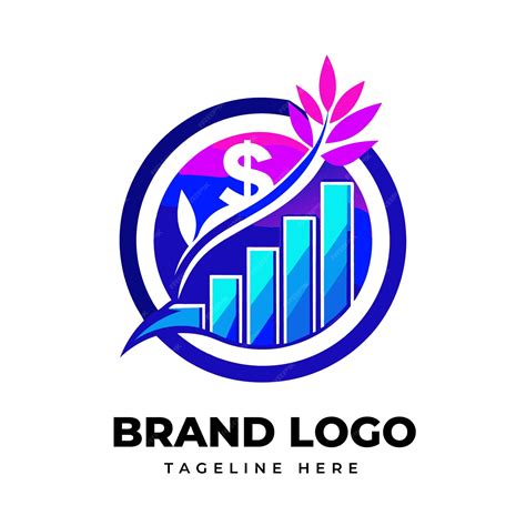 Logotipo de Marketing Gradiente elegante para empresas modernas em
