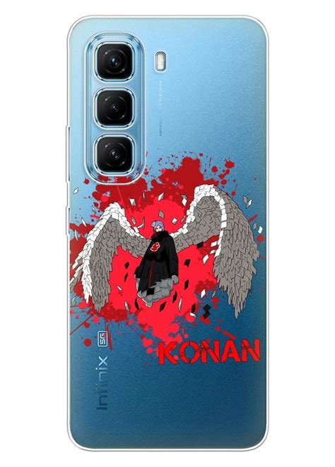 Бампер для Infinix Hot 50 Pro Plus 4G Наруто Конан Хаюмі силікон