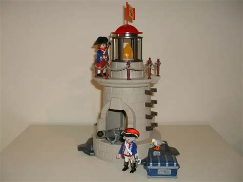 Playmobil Castle Tower Lookout Tower 6680 With Flame Effect Led