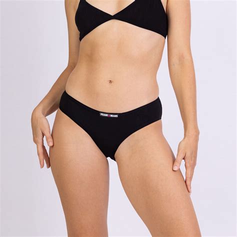 Womens Black Bikini Brief Frank And Beans Underwear
