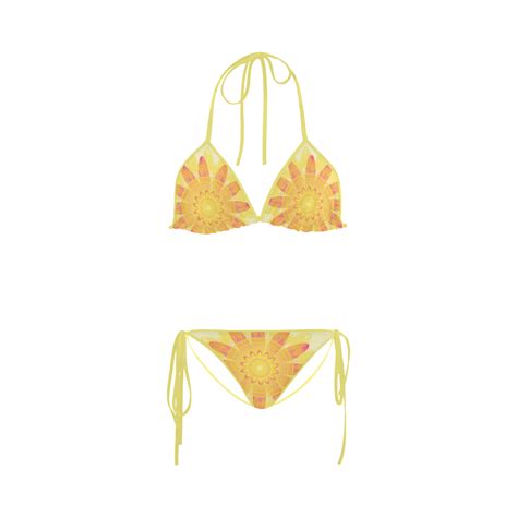 Sunshine Mandala Custom Bikini Swimsuit Id D