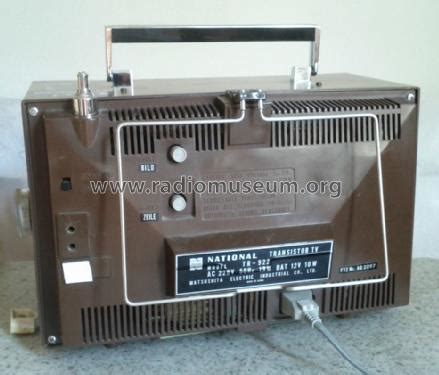 Transistor TV TR-922 Television Panasonic, Matsushita, National ナショナル ...