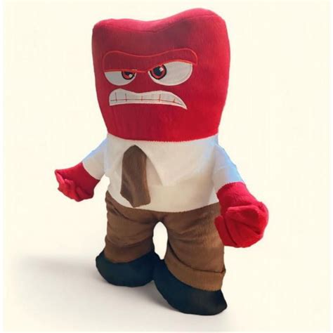 Boneco Com Raiva - Boneco Pelúcia Raiva Filme Divertidamente com 45 cm antialérgico ...
