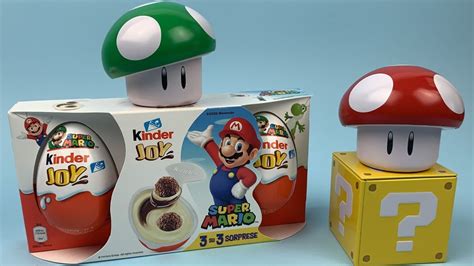 3 X Kinder Joy SUPER MARIO Eggs PACK KINDER JOY Surprise SUPER MARIO