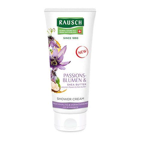 RAUSCH Passion Flower Shower Cream UK Wheat Germ Dermo Flower Shower