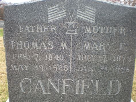 Thomas Marion Canfield 1840 1928 Find A Grave Memorial