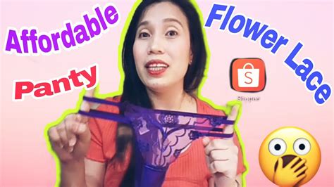 Sexy Lace G String Lingerie Haul From Shopee Youtube