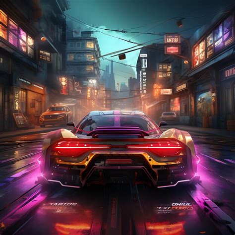 premium photo racing pop  ui fast  furious themed game mobile