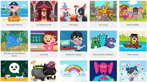 Site De Jogos Infantis - 8 Sites com jogos educativos e grátis para crianças de todas as idades ...