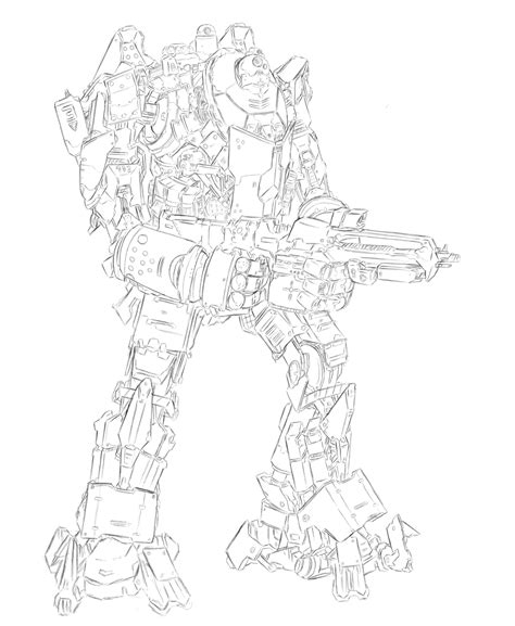 Titanfall mech design - WIP by dishwasher1910 on DeviantArt