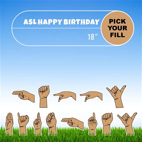 How To Say Happy Birthday In Sign Language